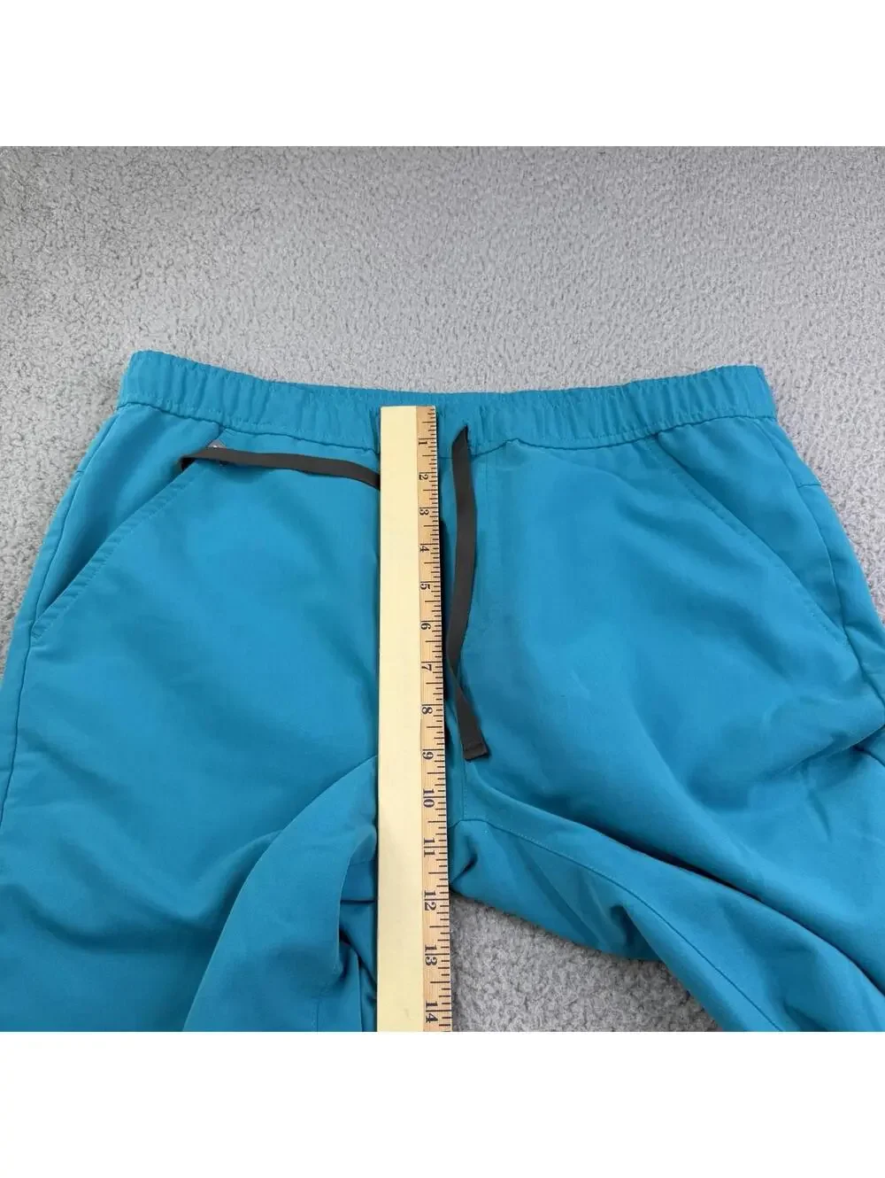 FIGS Zamora Cargo Jogger Scrub Pants Teal Blue Size Large Women’s Scrubs - Picture 5 of 13